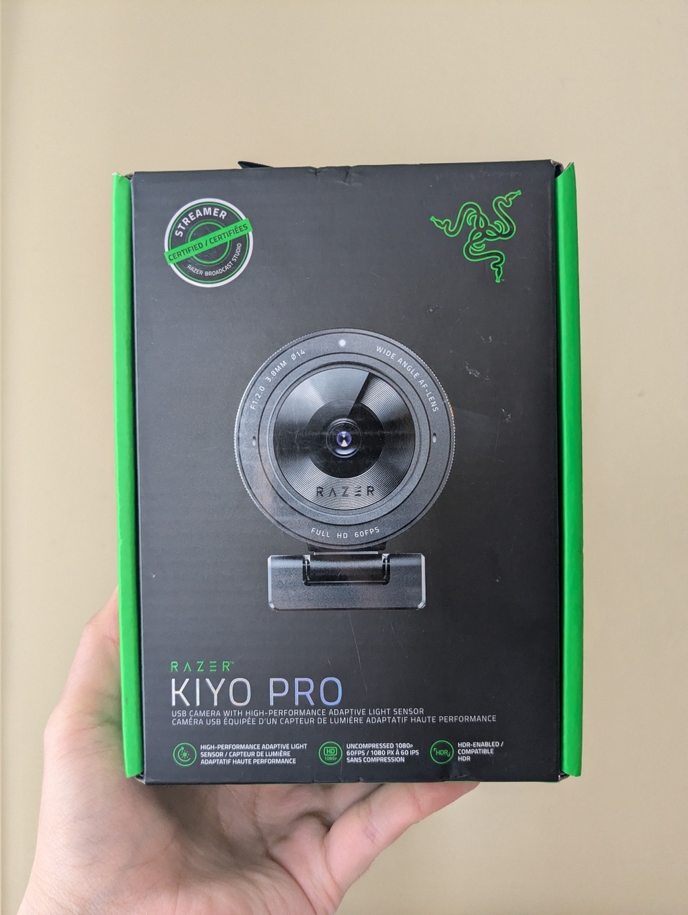 Razer Kiyo Pro Webcam in Black 🖤